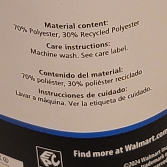 Paw print fleece throw by Mainstays. 50"x60. New in package. - Picture 3 of 3